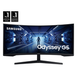 Samsung Odyssey G55T 34" Curved WQHD 165Hz HDR Gaming Monitor