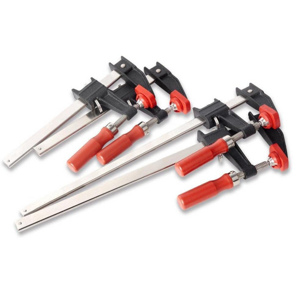 Bessey GSCC4PK-C F-style Clamp Set For Woodworking