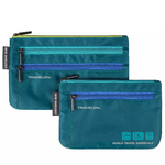 Set Of 2 Travelon Currency and Passport Organizers (Peacock Teal)