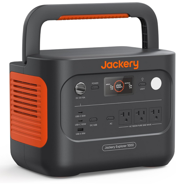 Jackery Explorer 1000 V2 1070Wh LiFePO4 Portable Power Station (2024)