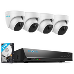 Reolink 4K Security System: 4 PoE Cameras & 8CH NVR With 2TB HDD