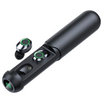 Stereo Sound Bluetooth Earbuds With Pill Charging Case & Microphone