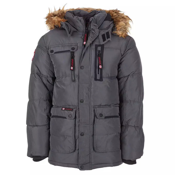 Canada Weather Gear Men's Fur Hooded Puffer Jacket (Various)