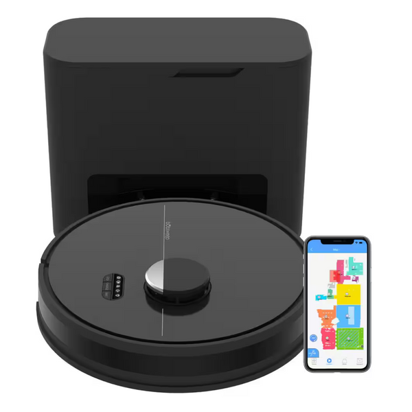 Dustin Wi-Fi Connected Self-Emptying Robot Vacuum Cleaner And Mop