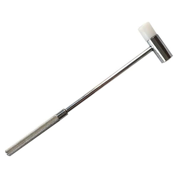 7" Dual Head Plastic And Metal Small Hammer With 20cm Metal Handle