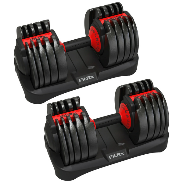 FitRx SmartBell 5-52.5 Lbs. Quick Select Adjustable Dumbbell (Pair)
