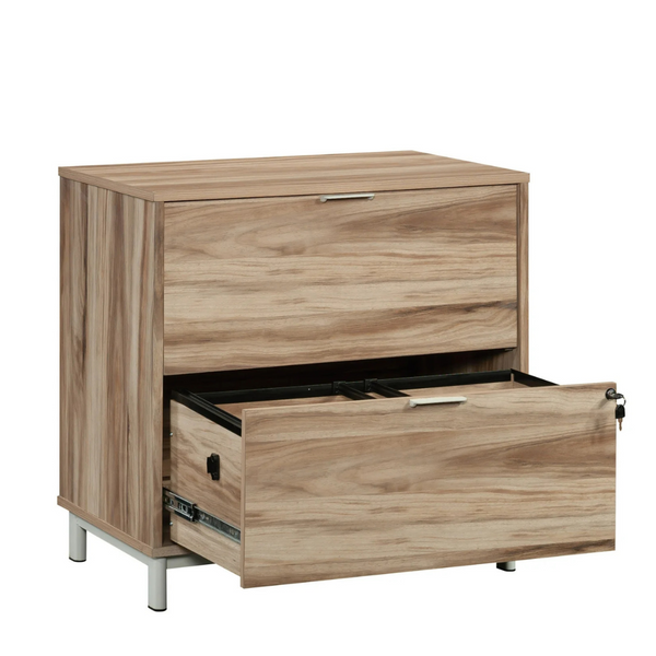 Worksense By Sauder Bergen Circle 2-Drawer Lateral File Cabinet
