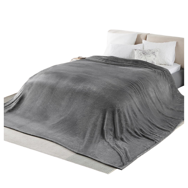 Bedsure Oversized Soft Cozy Extra Large King Fleece Blanket 120″x120″