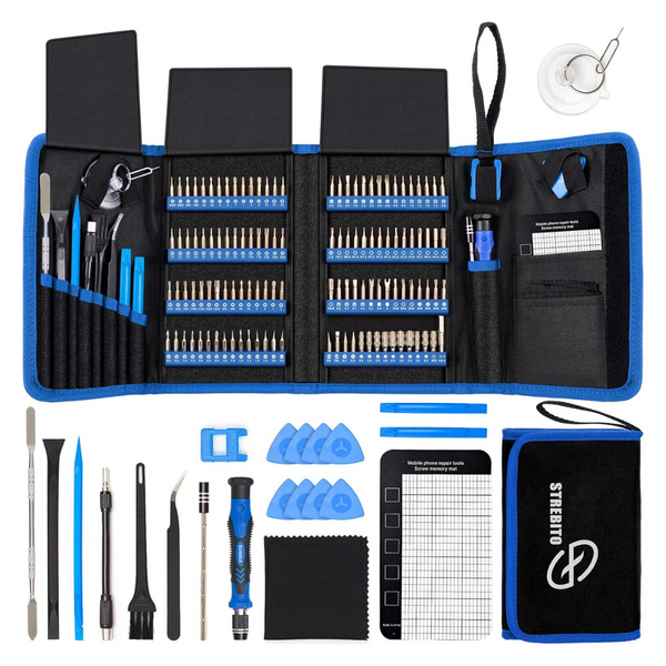 STREBITO 142 Pc Electronics Precision Screwdriver Set