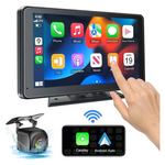 Portable 7" HD Touch Screen Wireless Car Stereo With Mirror Link