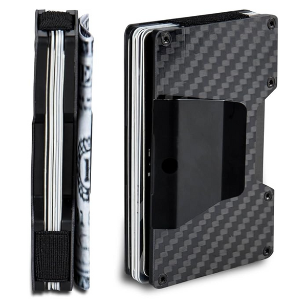 Men's Minimalist RFID Slim Expandable Hardside Card Case Wallet