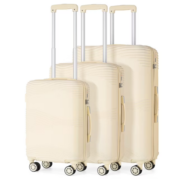 3-Piece Hikolayae Aden Collection Hardside Spinner Luggage Set