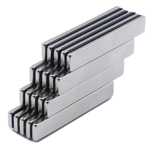 24 Pack LOVIMAG Powerful Neodymium Bar Magnets 60 x 10 x 3 mm