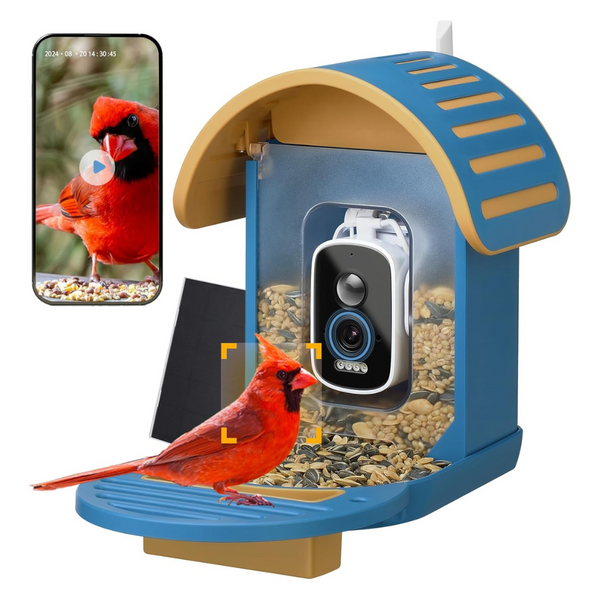 Smart Solar Powered Bird Feeder Camera