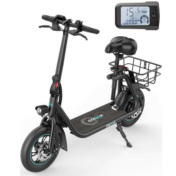 Gyroor 450W C1 Fashion Electric Scooter With Basket