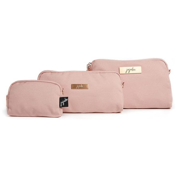 JuJuBe | Be Set Organization Pouches, Pretty Travel Toiletry Bag Set