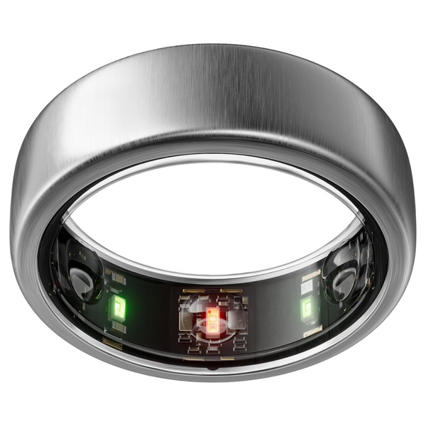 Oura Ring Gen3 Horizon – Brushed Titanium – – Smart Ring – Sleep Tracking Wearable – Heart Rate – Fitness Tracker