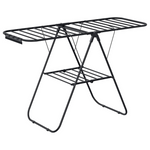 Metal Clothes Drying Rack with Sock Clips