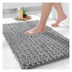 Yimobra Luxury Chenille Shaggy Microfiber Bath Rugs (24" x 17")