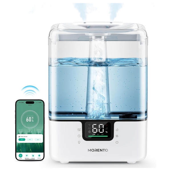 Smart 6L Cool Mist Top Fill Humidifier With Night Light