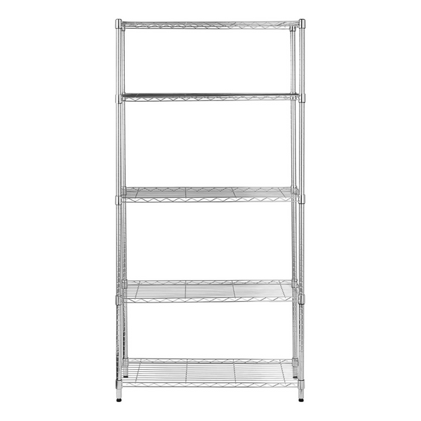 Amazon Basics 5-Shelf Adjustable Heavy Duty Steel Wire Rack Storage Shelving