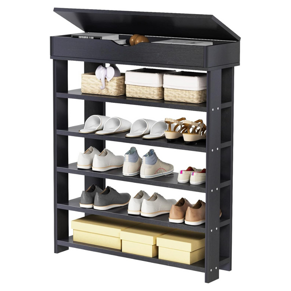 DlandHome 5 Tier Shoe Rack Shoe Storage Cabinet