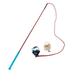 Outward Hound Tail Teaser Durable Dog Wand With Soft Plush Toys