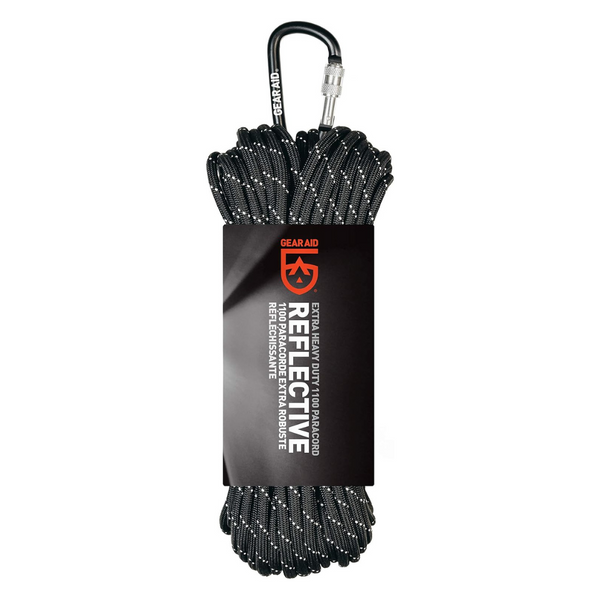 GEAR AID 100ft 1100 5.5mm Heavy-Duty Paracord & Carabiner