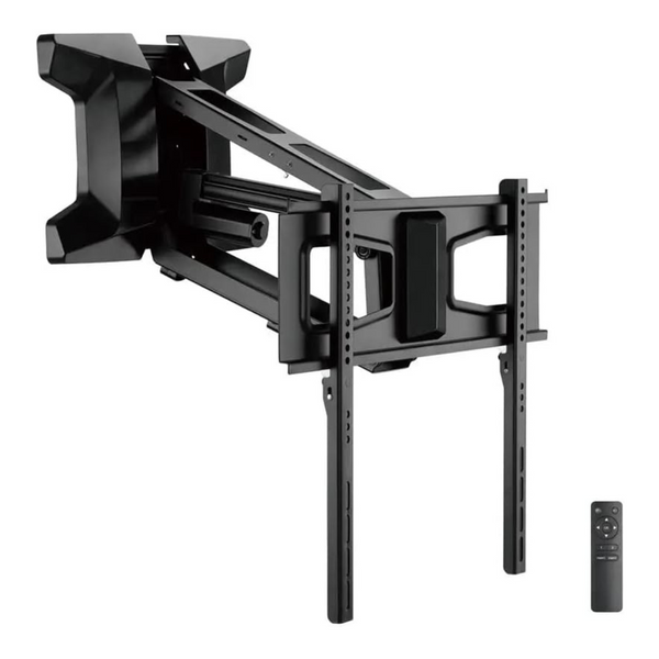 Monoprice Motorized Electric Above Fireplace Mantel Pull-Down TV Mount