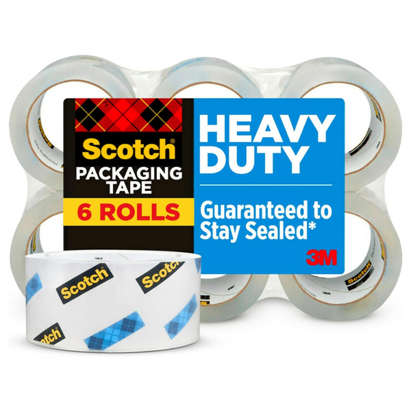 6-Count Scotch Heavy Duty Packaging Tape (1.88" x 54.6 yd)