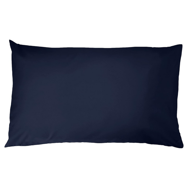 Amazon Basics Set Of 2 Microfiber Pillowcases, Navy Blue