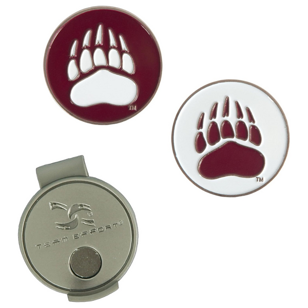 Team Effort Montana Grizzlies Hat Clip & 2 Ball Markers