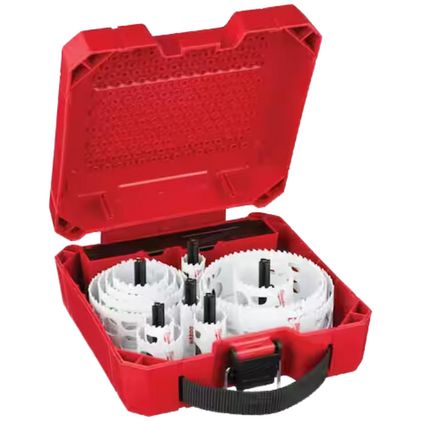 Milwaukee 21 Piece Bi-Metal All Purpose Hole Saw Kit With Case