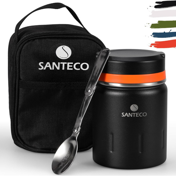 Leak Proof 17 Oz Insulated Food Jar With Spoon & Bag