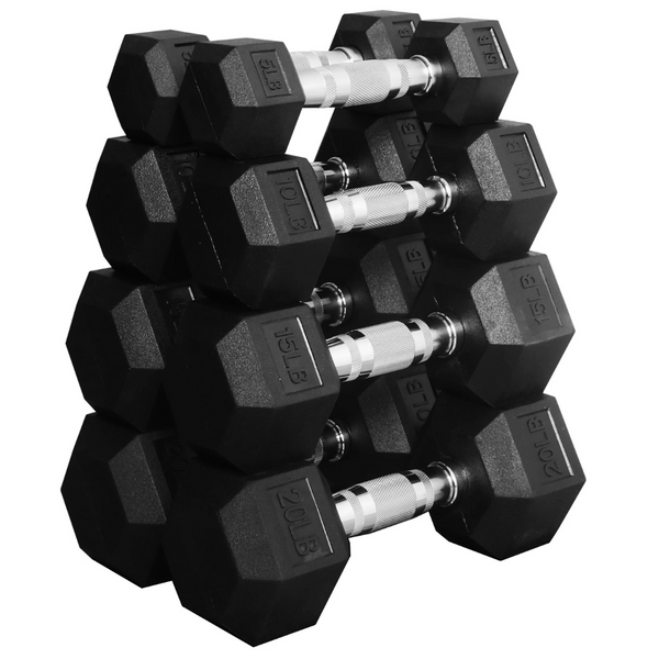 100-LBs BalanceFrom Dumbbell Set: Pairs Of 5 Lb, 10 Lb, 15 Lb And 20 Lb