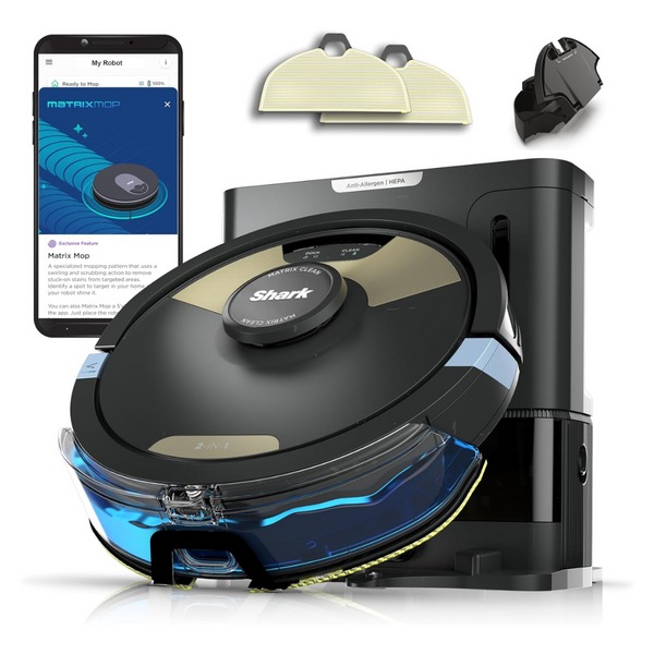 Shark Matrix Plus 2in1 Robot Vacuum & Mop With Sonic Mopping, Matrix Clean, Home Mapping