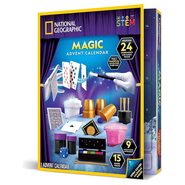 National Geographic 2024 Advent Calendar With 24 Magic Tricks & Science Experiments