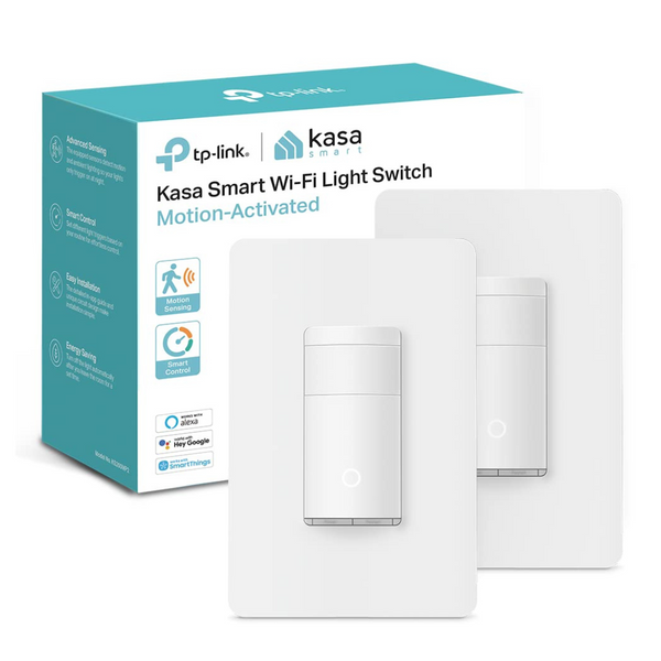2-Pack Kasa 2.4GHz Smart Motion Sensor Switch