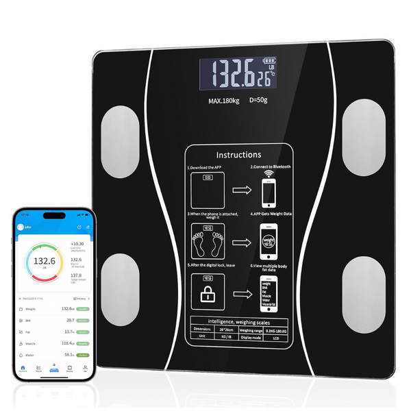 Led Display Digital Smart Body Fat Scale With Bluetooth