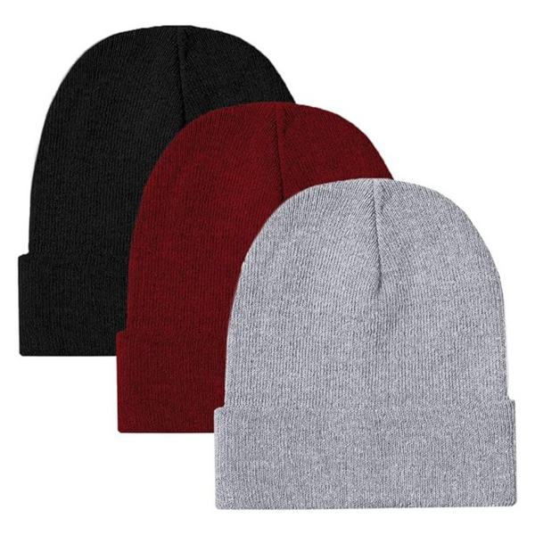 3-Pack Ultra Performance Beanie Winter Hats