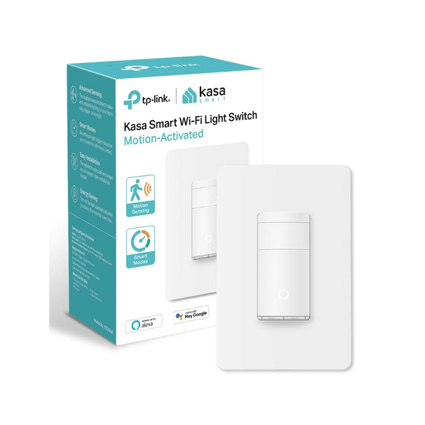 Kasa Smart Motion Sensor 2.4GHz Wi-Fi Light Switch