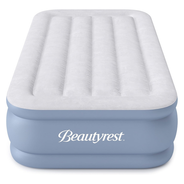 Twin Size Hi-Loft Inflatable Air Mattress With External Pump