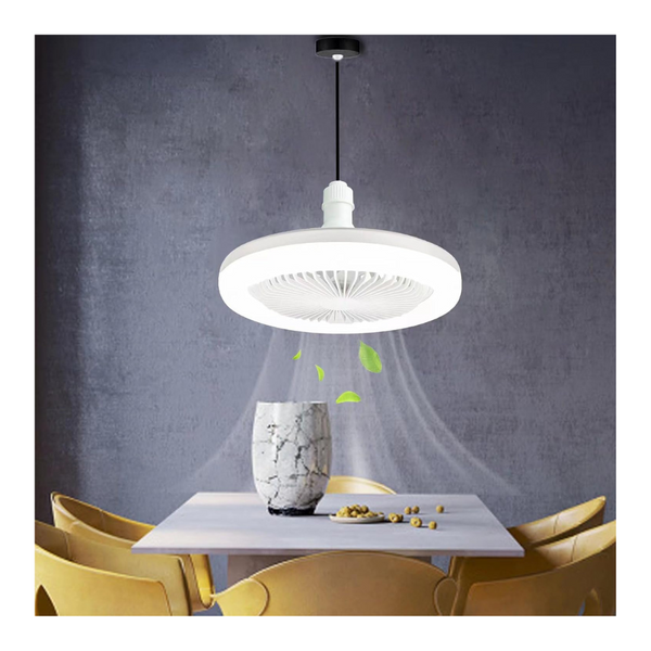 Enclosed Dimmable Led Socket Ceiling Fan With Light