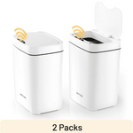 2-Piece PrettyCare 3.6 Gallon Smart Automatic Touchless Trash Can