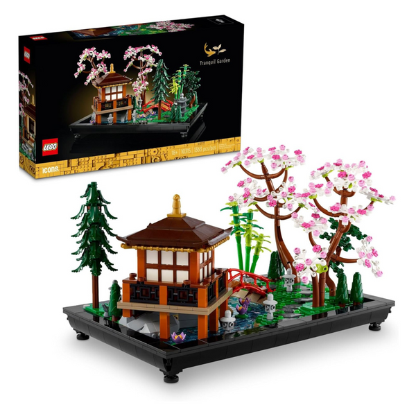 1363-Piece LEGO Icons Tranquil Garden Creative Building Set (10315)