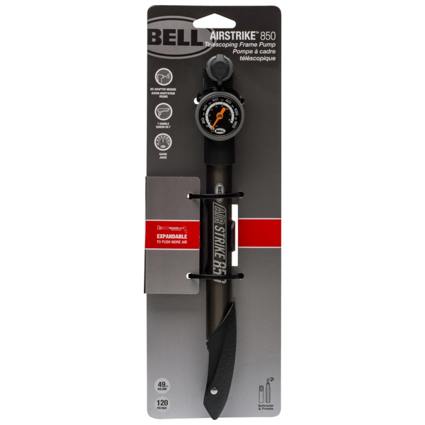 Bell Air Strike 850 Frame Pump for Bikes & Scooters