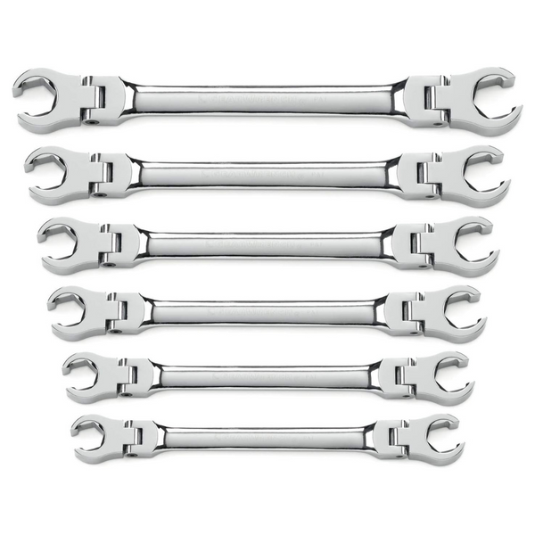 6-Piece Gearwrench Metric Flex Flare Nut Wrench Set