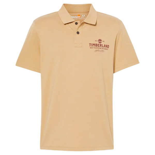Timberland Men's Work Graphic Jersey Polo