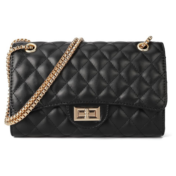 Gladdon Women's Quilted Leather Crossbody Purse