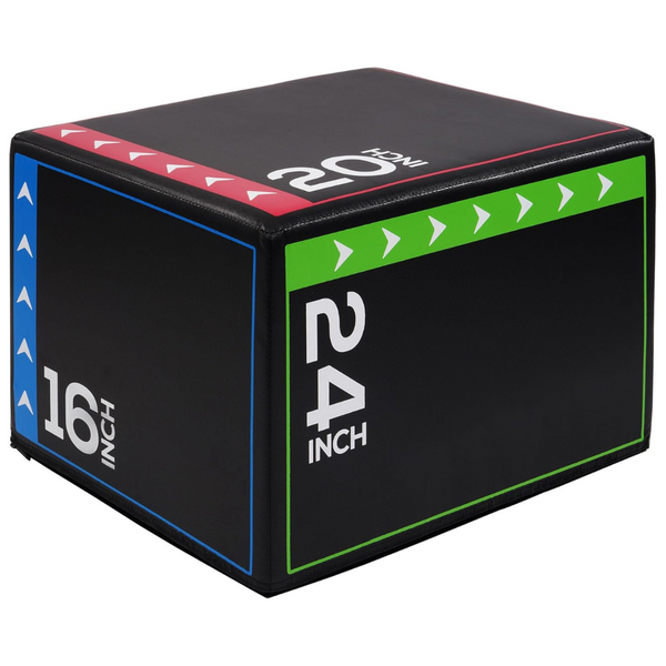 Balancefrom 3-In-1 Foam Plyometric Box For Fit Jumping Exercise